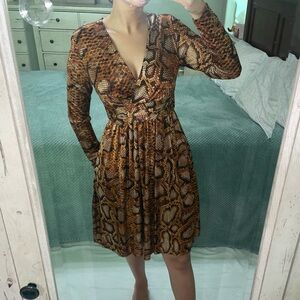 Altuzarra Reptile Patterned Dress